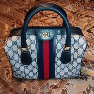 VINTAGE GUCCI GG SUPREME BOWLING BAG